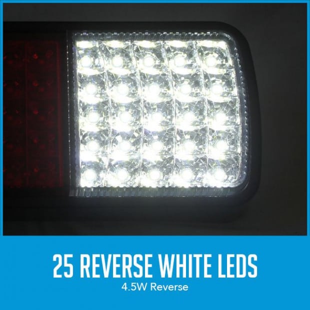 Elinz 2x Led Trailer Light Reverse Indicator Brake Tail Lights Image 4
