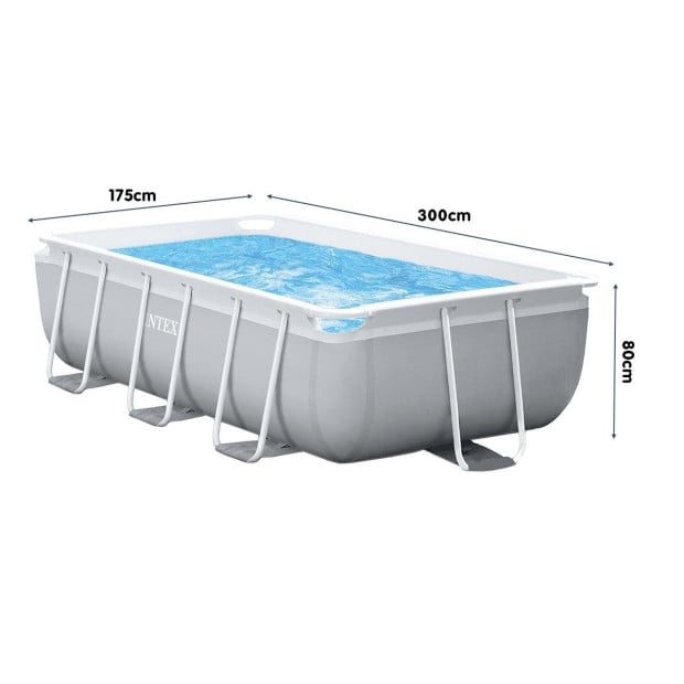 Intex 26784AU Above Ground Swimming Pool Rectangular 3.00m x 1.75m Image 3