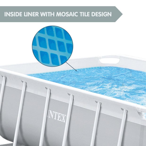 Intex 26784AU Above Ground Swimming Pool Rectangular 3.00m x 1.75m Image 4