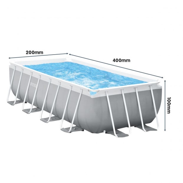 Intex 26788AU Above Ground Swimming Pool Rectangular 4m x 2m with Pump Image 3