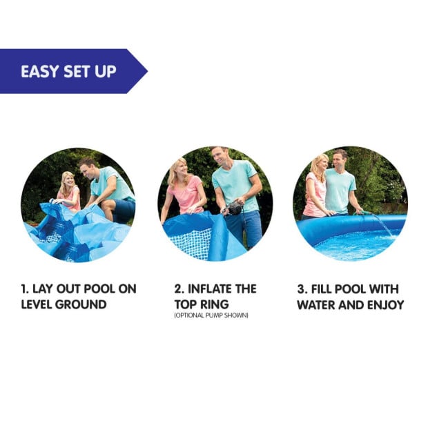 Intex 28122AU Easy Set Above Ground Swimming Pool 3.05m x 76cm with Pump Image 5