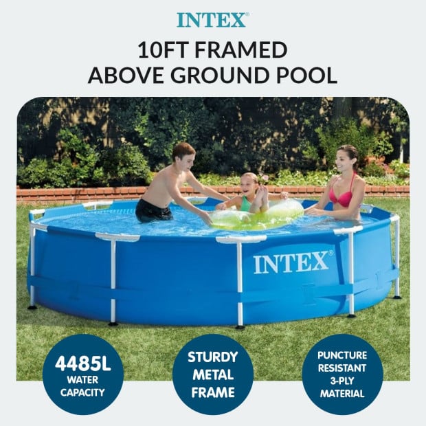 Intex 28202NP Framed Swimming Pool with Pump 10ft x 30in Image 9