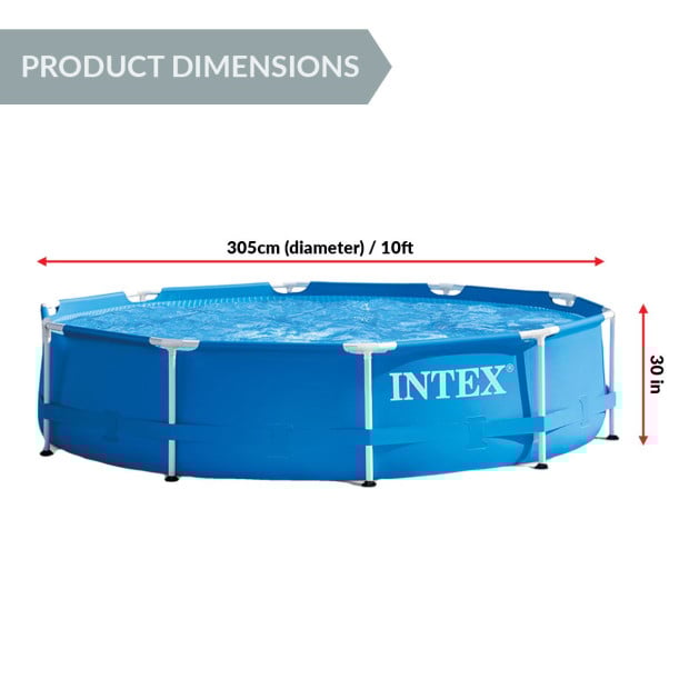 Intex 28202NP Framed Swimming Pool with Pump 10ft x 30in Image 5