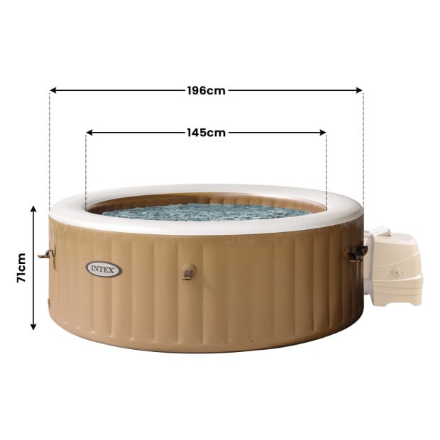 Intex PureSpa Bubble Massage Inflatable Hot Tub - 4-Person Image 3
