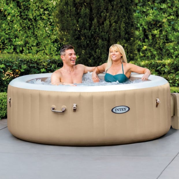 Intex PureSpa Bubble Massage Inflatable Hot Tub - 4-Person Image 7