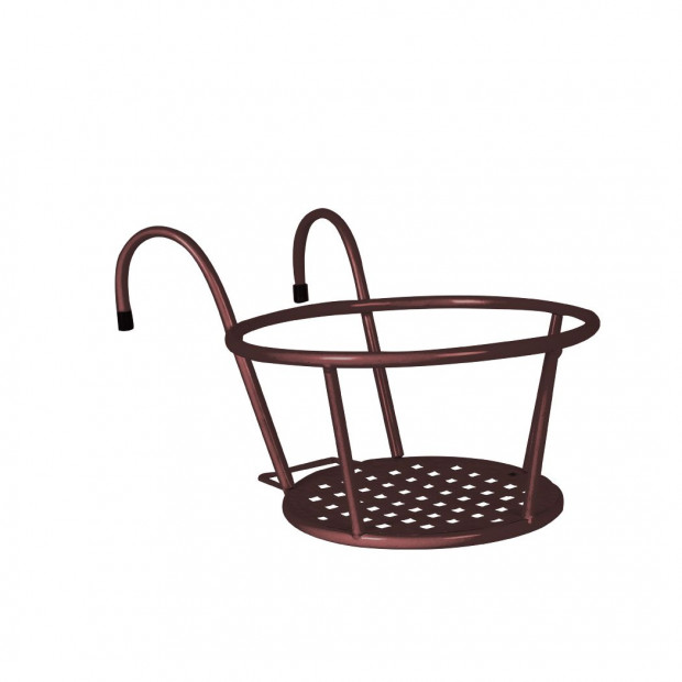 3x Plant Stand flower Holder Hanging Pot Basket Plant Storage Bronze Image 3