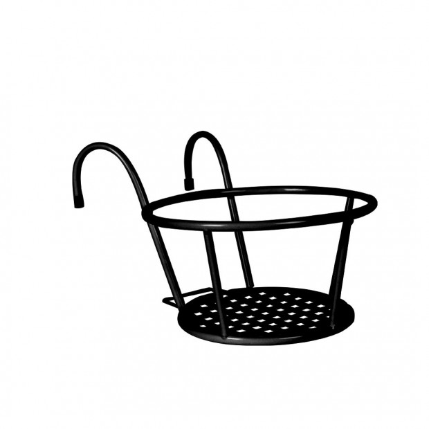 1x Flower Holder Plant Stand Hanging Pot Basket Wall Storage Image 4