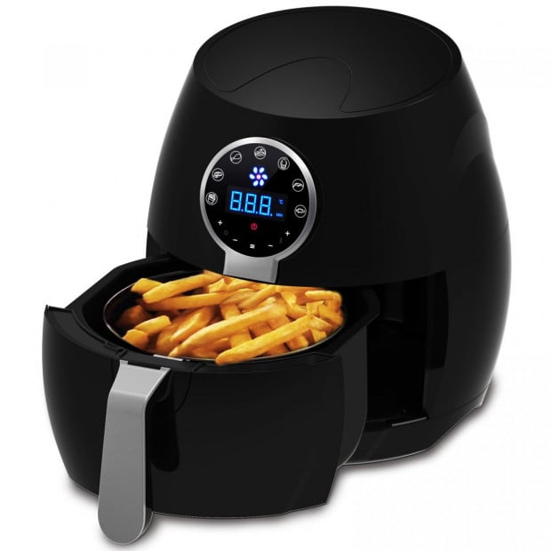Kitchen Couture Black 5L Digital Air Fryer Cooking LCD Touch Screen Image 5