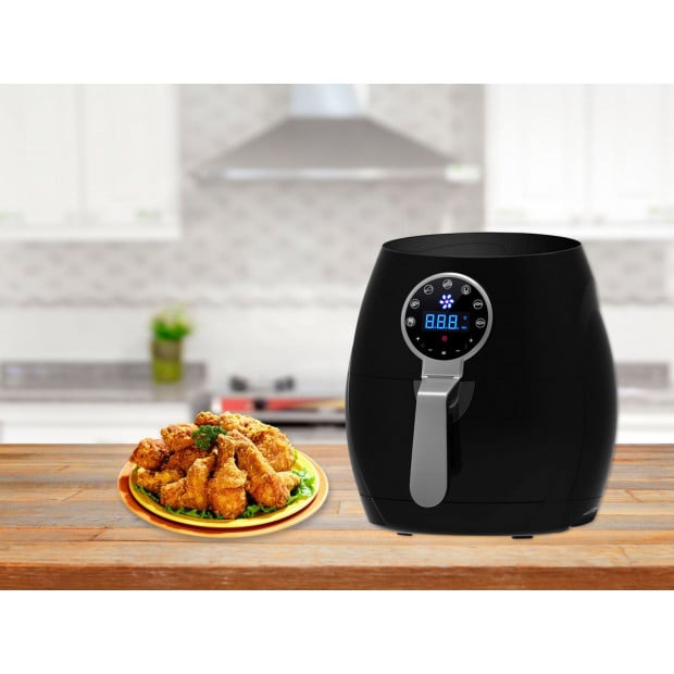 Kitchen Couture Black 5L Digital Air Fryer Cooking LCD Touch Screen Image 6