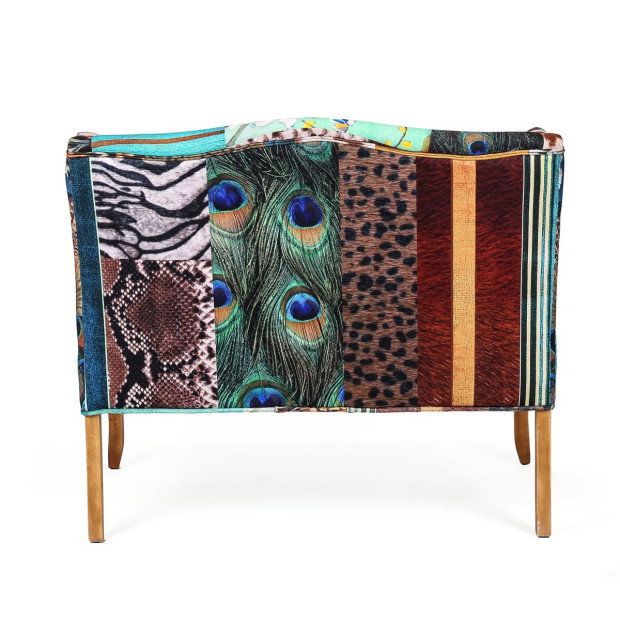 Bird Sofa Seat 2-Seater Timber Velvet Couch Lovesesat Chair Image 5
