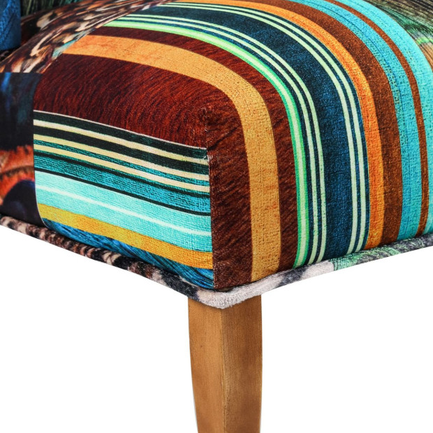 Bird Sofa Seat 2-Seater Timber Velvet Couch Lovesesat Chair Image 8
