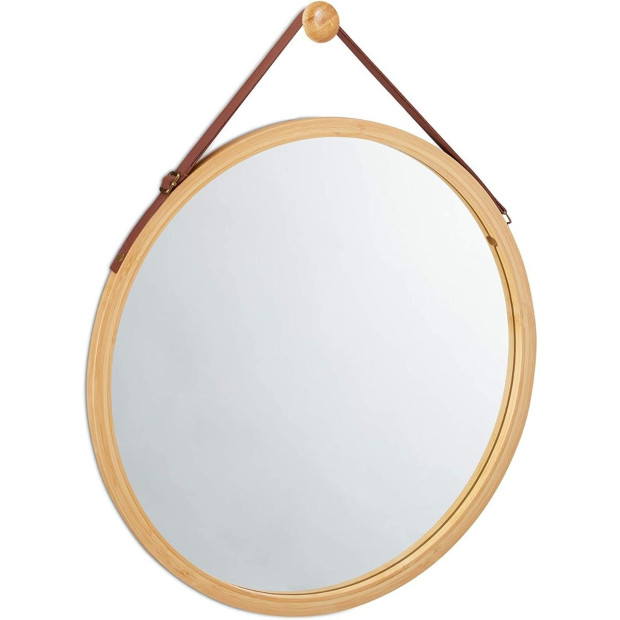 Hanging Round Wall Mirror 38 cm