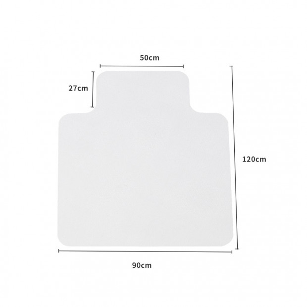 Chair Mat Carpet Hard Floor Protectors PVC Home Mats No Pin Image 3