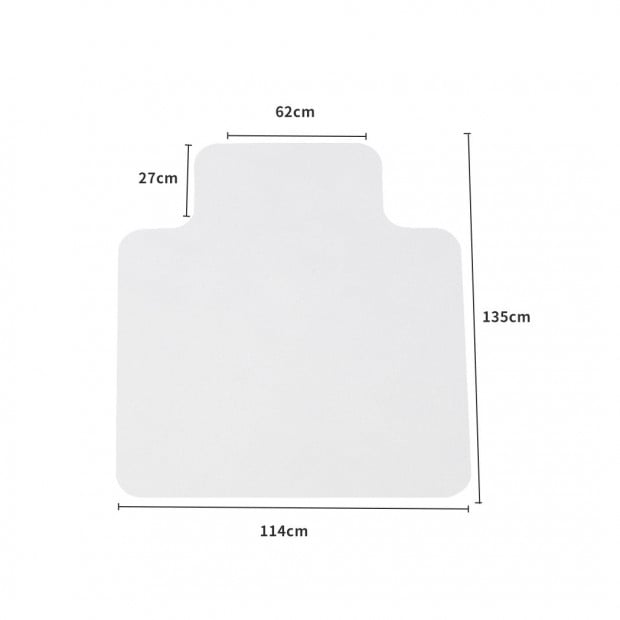 Chair Mat Carpet Hard Floor Protectors Home Work PVC Mats No Pin Image 3