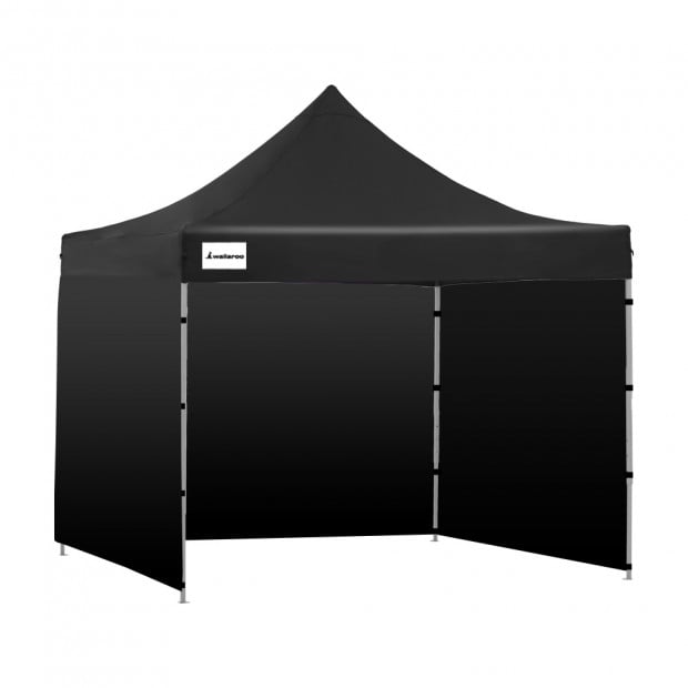 Wallaroo 3x3 Marquee PopUp Gazebo Black
