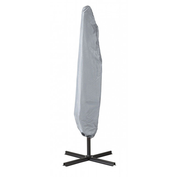 Milano 3M Outdoor Umbrella Cantilever Sun UV Patio - Grey Image 3