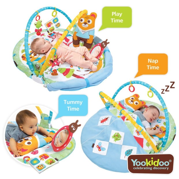 Yookidoo Gymotion Play N Nap Multi-Function Infant Gym Image 5