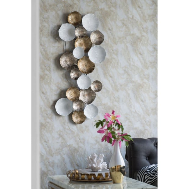 Ryder Metal Plates Wall Art Copper Bronze Plates 100x6x5cm