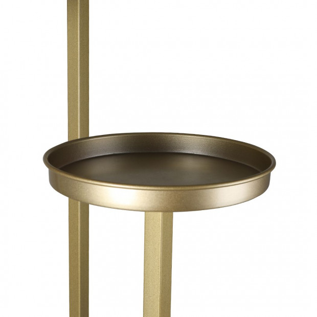 Plant Stand Outdoor Indoor Flower Rack Garden Shelf Gold 120CM Image 4