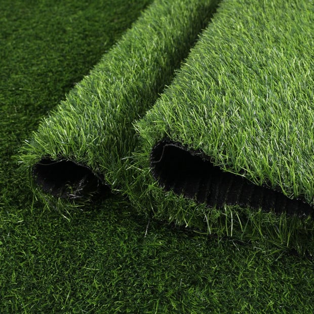 2x5m 10SQM Artificial Grass Lawn Flooring Outdoor Synthetic Turf Plant Image 4