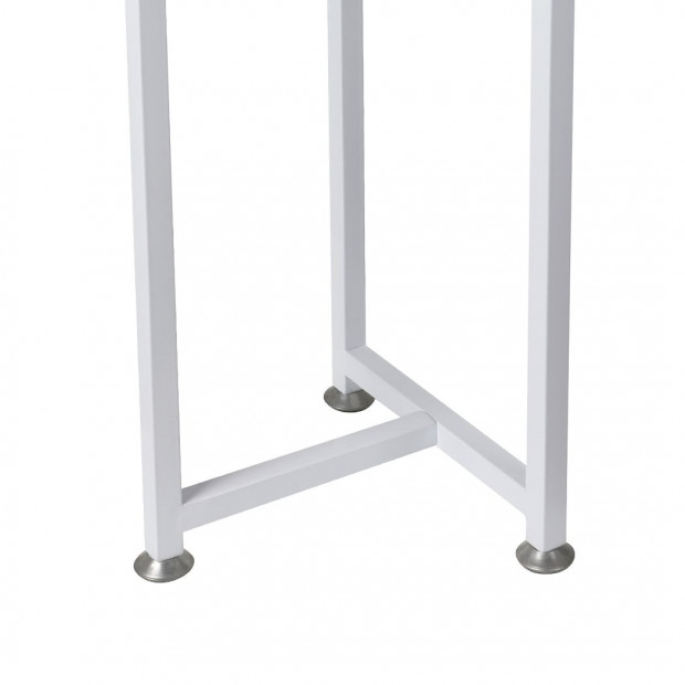 Plant Stand Outdoor Indoor Flower Rack Garden Shelf White 100CM Image 5