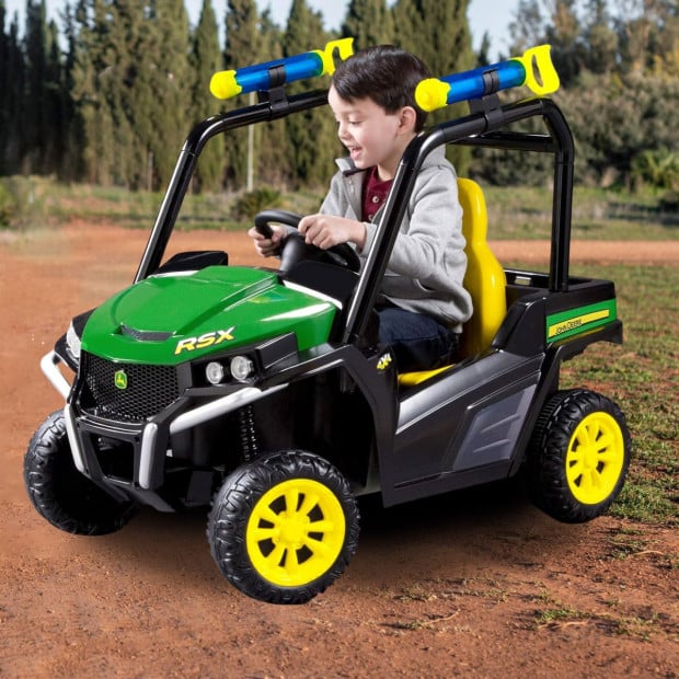 John Deere RSX Gator Battery Operated 1-Seater Kids Car with Water Bazookas Image 7