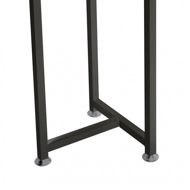 Plant Stand Outdoor Indoor Flower Rack Garden Shelf Black 100CM Image 6