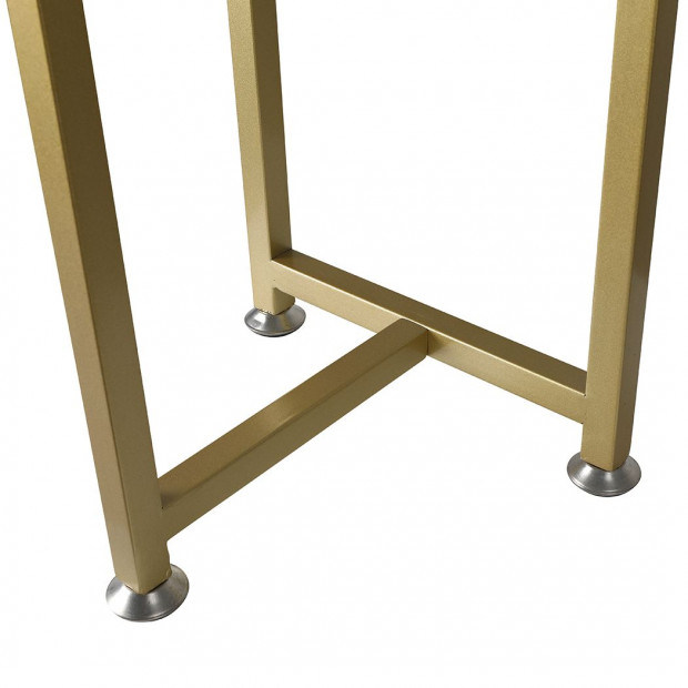 Plant Stand Outdoor Indoor Flower Rack Garden Shelf Gold 120CM Image 6