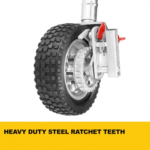 AL-KO 10in Ratchet Jockey Wheel for Trailers & Caravans Image 4