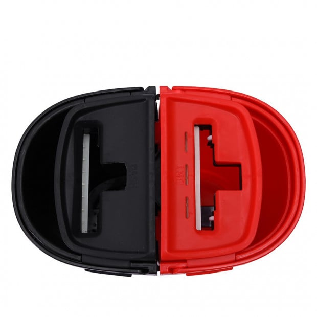 Flat Mop Bucket Floor Cleaner Set Stainless Steel Microfiber Mop Image 4