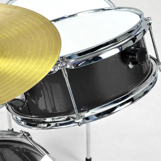Kids 4 Piece Drum Kit - BLACK Image 4