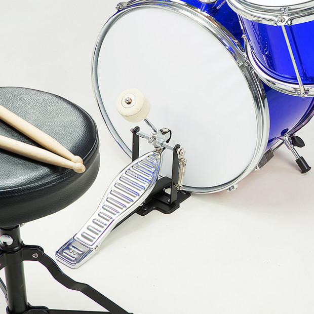 Kids 4 Piece Drum Kit - BLUE Image 6