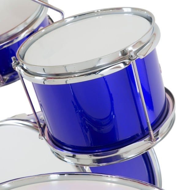 Karrera Kids 4pc Drum Set Kit - Blue Image 7