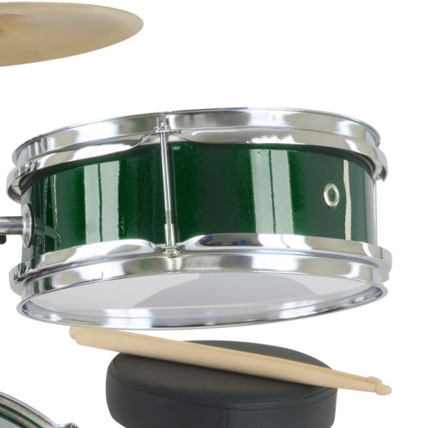 Karrera Kids 4pc Drum Set Kit - Green Image 5