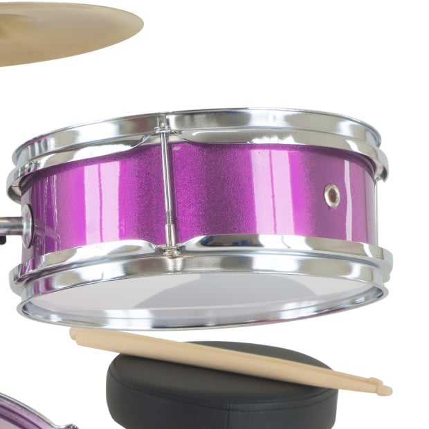 Karrera Kids 4pc Drum Set Kit - Purple Image 6