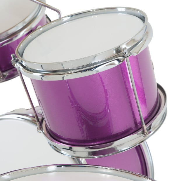 Karrera Kids 4pc Drum Set Kit - Purple Image 5