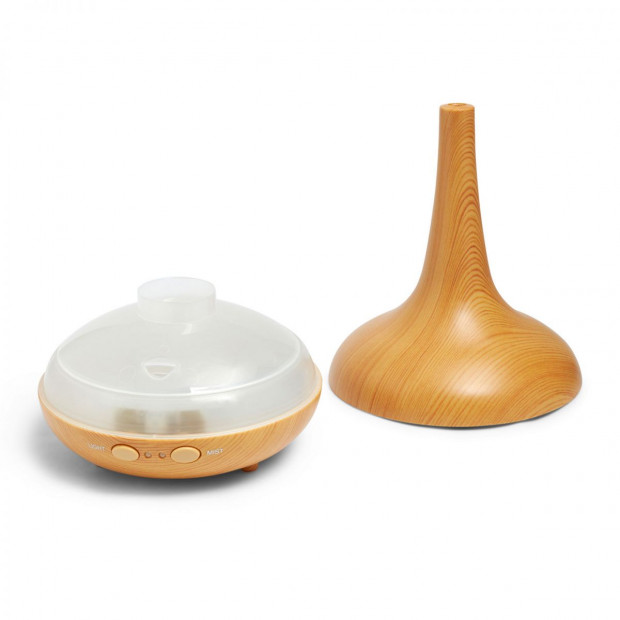 Essential Oil Diffuser Ultrasonic Humidifier - Light Wood Grain Image 3