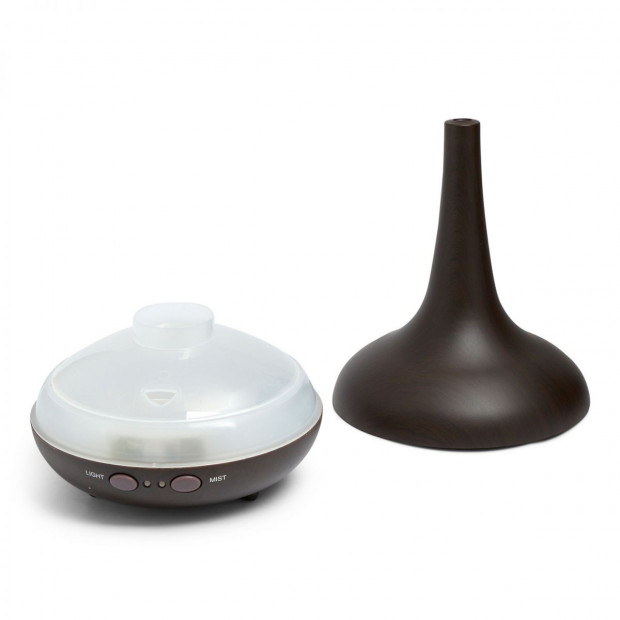 Essential Oil Diffuser Ultrasonic Humidifier - Dark Wood Grain Image 3