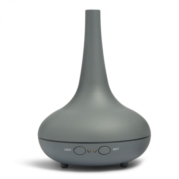Essential Oil Diffuser Ultrasonic Humidifier Aromatherapy - Matte Grey Image 2