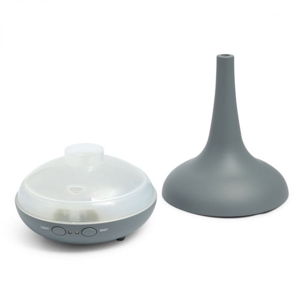 Essential Oil Diffuser Ultrasonic Humidifier Aromatherapy - Matte Grey Image 3