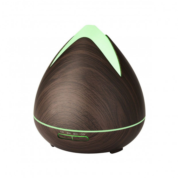 Essential Oils Ultrasonic Aromatherapy Diffuser Humidifier-Dark Wood Image 2