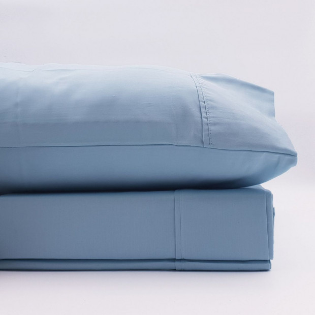 Renee Taylor 1500 Thread Count Cotton & Fitted Sheet Set King - Indigo Image 2