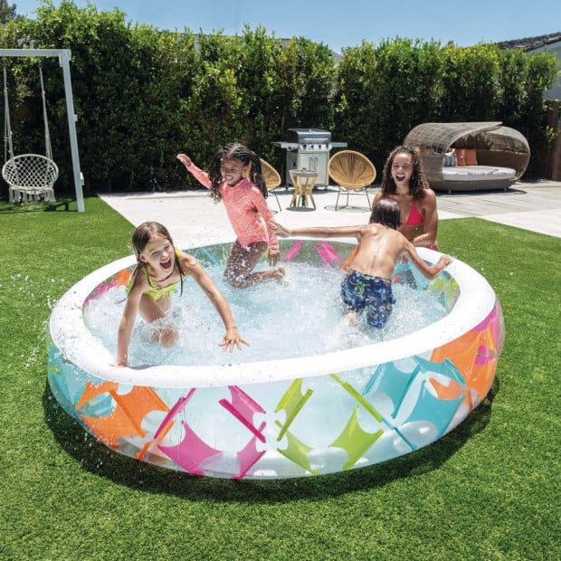 Intex Swim Center Pinwheel Inflatable Pool Image 6