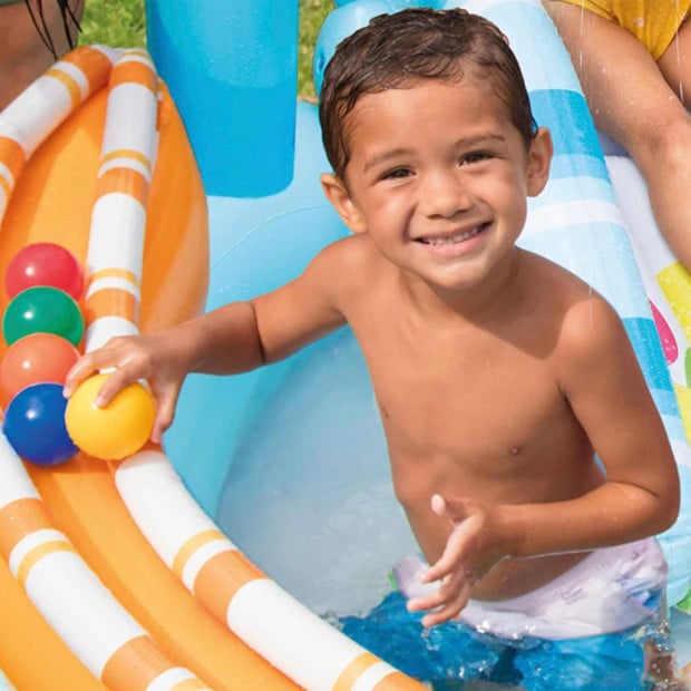 Intex Candy Fun Inflatable Play Centre w/ Slide Image 5