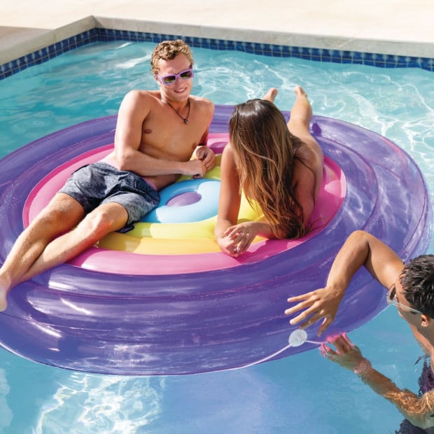 Intex Inflatable Pool Float - Rainbow Fiesta Island Image 6