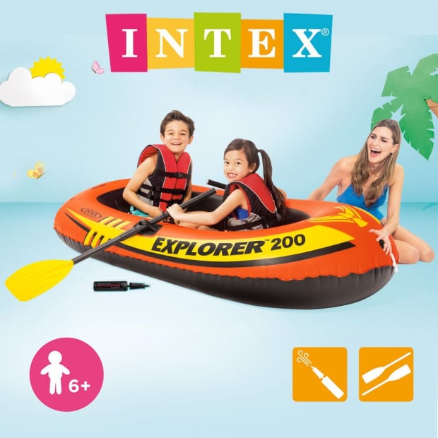 Intex Explorer 200 Boat Set 58331NP Image 11