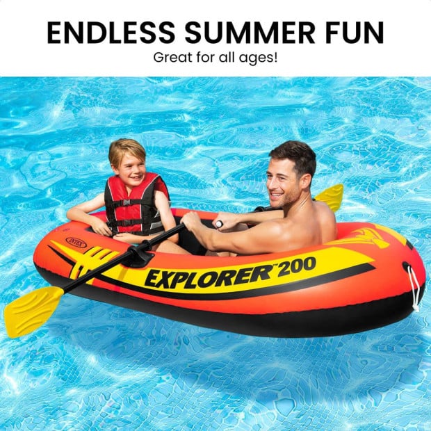 Intex Explorer 200 Boat Set 58331NP Image 10