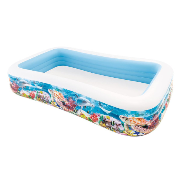 Intex Inflatable Swim Center Pool - Sealife Image 2