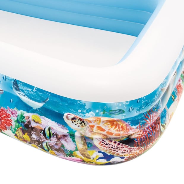 Intex Inflatable Swim Center Pool - Sealife Image 4