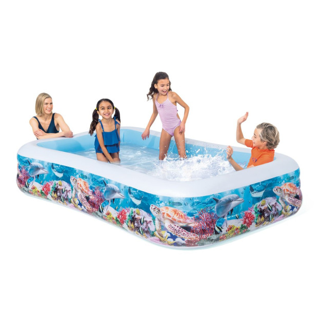 Intex Inflatable Swim Center Pool - Sealife Image 5